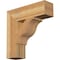 Ekena Millwork Funston Block Rough Sawn Bracket, Western Red Cedar, 6"W x 22"D x 22"H BKT06X22X22FST05RWR - alternate 1